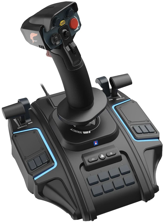 Alt view image 5 of 7 - Japan HORI Flight Stick for PS5 PS4 PC ACE COMBAT 8