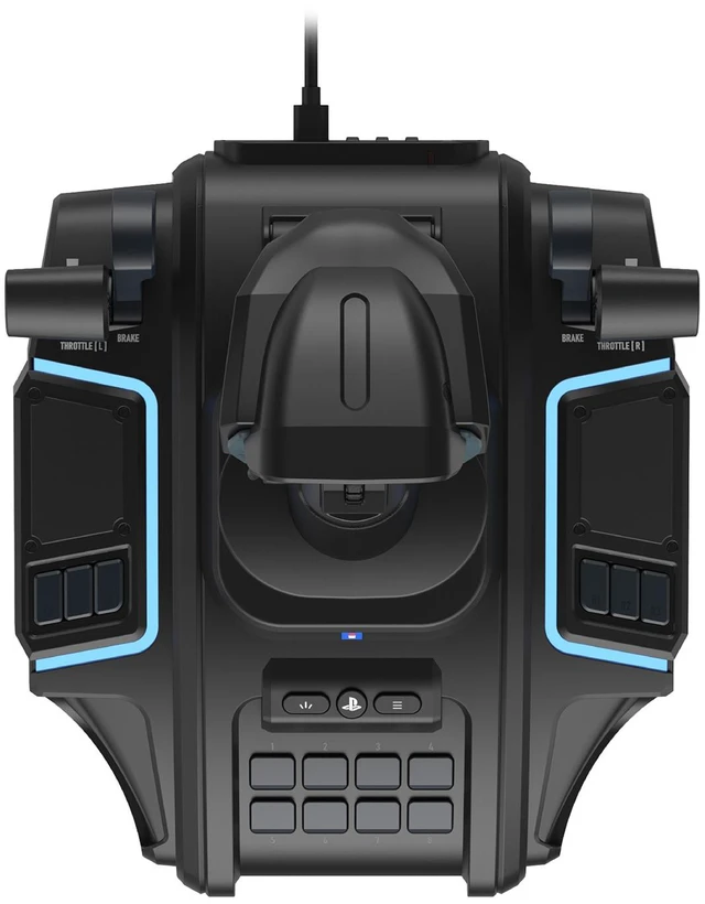 Alt view image 6 of 7 - Japan HORI Flight Stick for PS5 PS4 PC ACE COMBAT 8