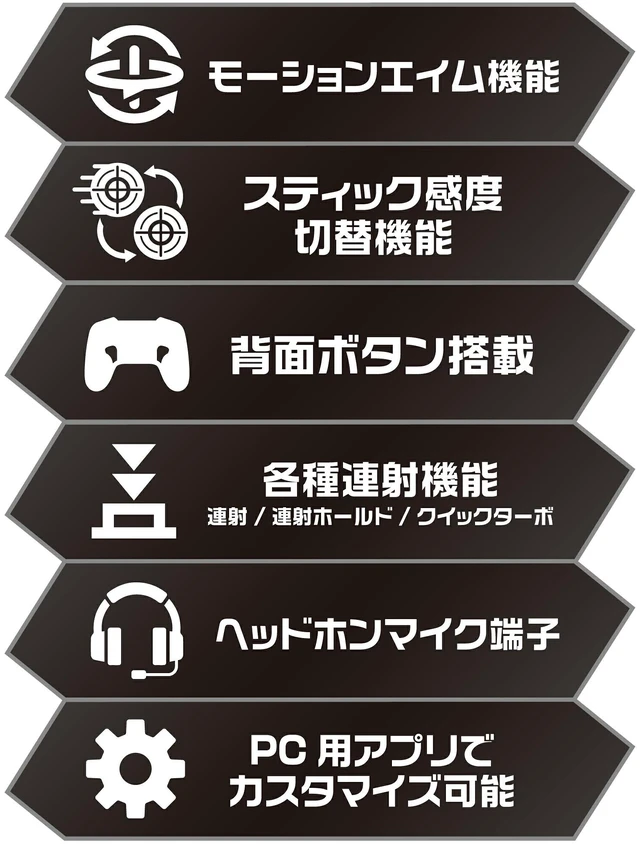 Alt view image 3 of 5 - Japan HORI Horipad FPS for Nintendo Switch / PC