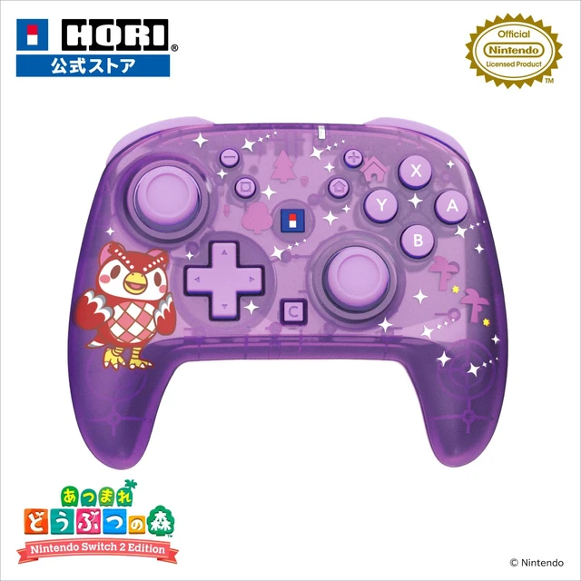 Main image of Japan Animal Crossing Wireless HORIPAD TURBO for Nintendo Switch 2 Celeste
