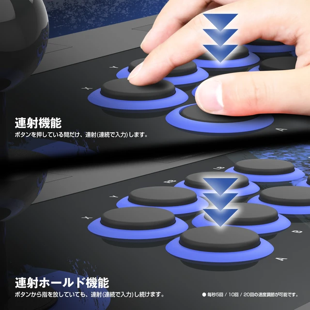 Alt view image 5 of 7 - Japan HORI Real Arcade Pro.V HAYABUSA for Windows PC Arcade Controller