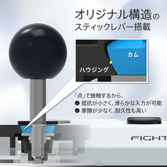 Alt view image 6 of 7 - Japan HORI Fighting Stick mini for PS5, PS4, PC