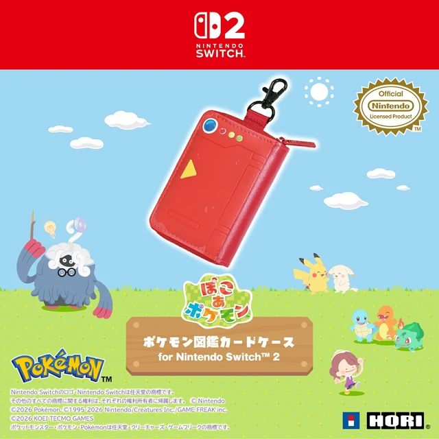 Alt view image 3 of 6 - Japan HORI Official Nintendo Licensed Poko a Pokemon Pokédex Card Case for Switc