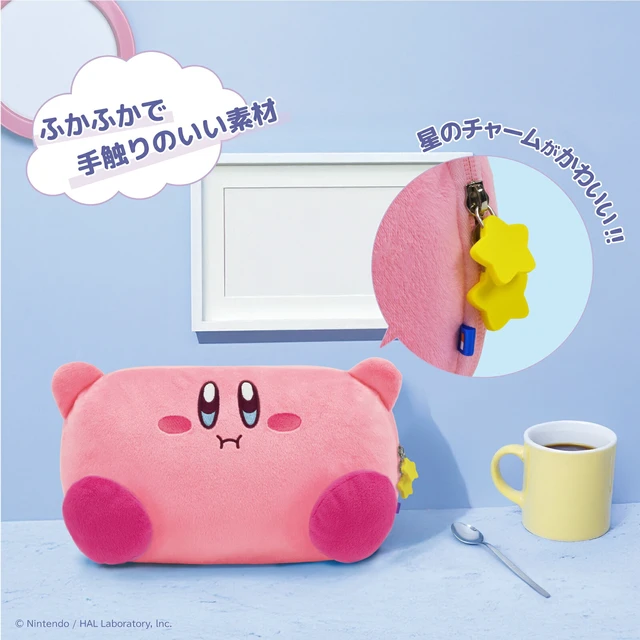 Alt view image 4 of 7 - Japan Kirby Plush Pouch for Nintendo Switch 2