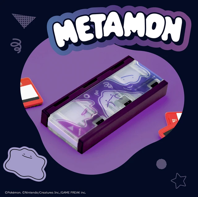 Alt view image 4 of 6 - Japan HORI Push Card Case 6 for Nintendo Switch 2 Ditto Pokemon
