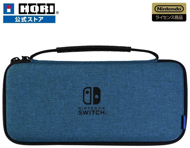 Main image of Japan HORI Slim Hard Pouch Plus for Nintendo Switch Blue