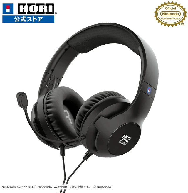 Main image of Japan HORI Gaming Headset Standard for Nintendo Switch 2 Black