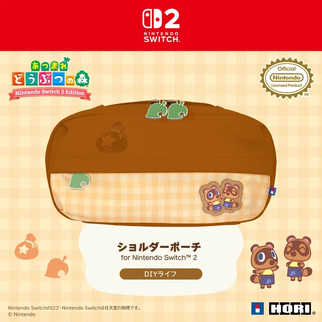 Alt view image 4 of 7 - Japan Animal Crossing Shoulder Pouch for Nintendo Switch 2 DIY Life