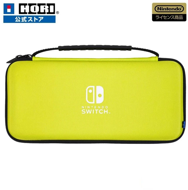 Main image of Japan HORI Slim Hard Pouch Plus for Nintendo Switch Yellow NSW-822