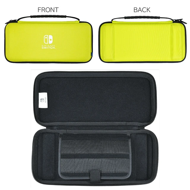 Alt view image 7 of 7 - Japan HORI Slim Hard Pouch Plus for Nintendo Switch Yellow NSW-822
