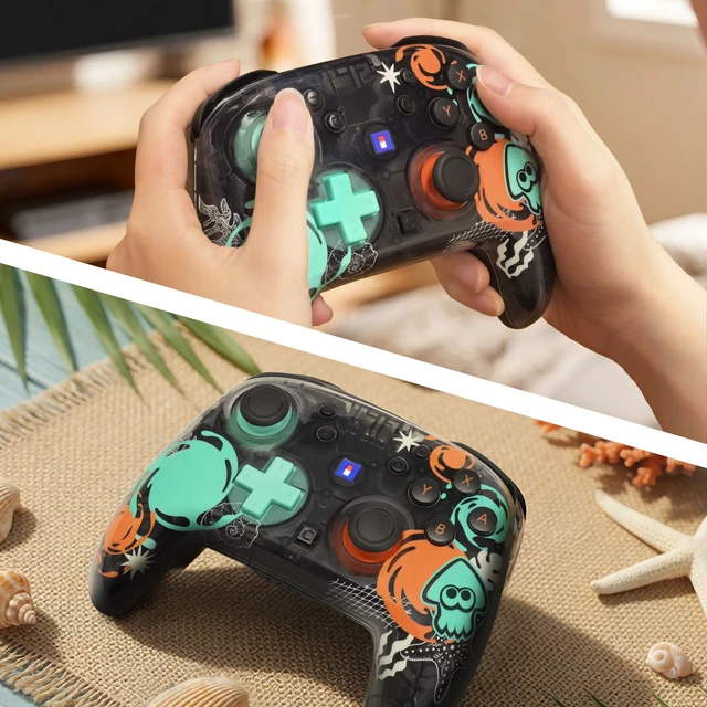 Alt view image 6 of 7 - Japan Splatoon Raiders Wireless HORIPAD TURBO for Nintendo Switch 2