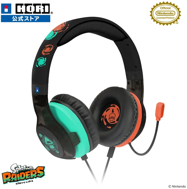 Main image of Japan Splatoon Raiders Gaming Headset Standard for Nintendo Switch