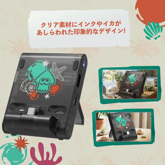 Alt view image 5 of 7 - Japan Splatoon Raiders Portable USB Hub Stand 2 Port for Nintendo Switch 2