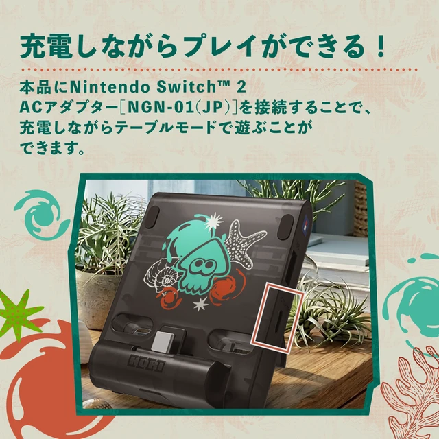 Alt view image 7 of 7 - Japan Splatoon Raiders Portable USB Hub Stand 2 Port for Nintendo Switch 2