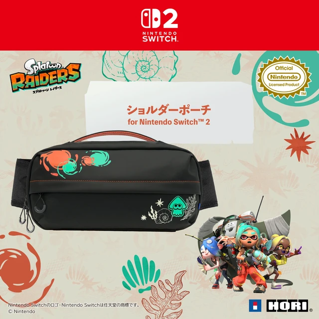 Alt view image 4 of 7 - Japan Splatoon Raiders Shoulder Pouch for Nintendo Switch 2