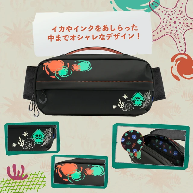 Alt view image 5 of 7 - Japan Splatoon Raiders Shoulder Pouch for Nintendo Switch 2