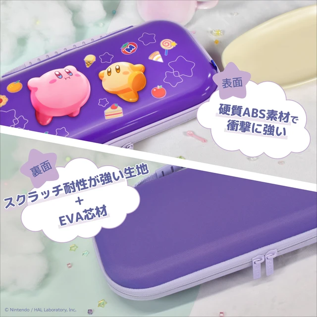 Alt view image 3 of 6 - Japan Kirby Hybrid Pouch for Nintendo Switch 2 Kirby & Waddle Dee