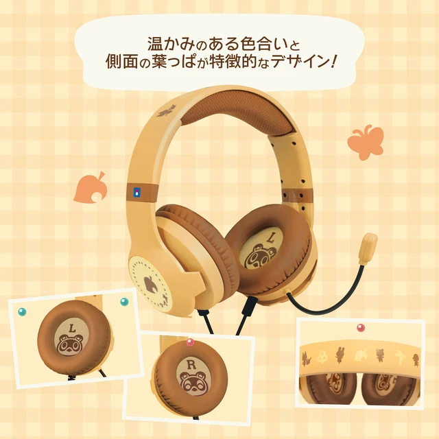 Alt view image 3 of 7 - Japan Animal Crossing Gaming Headset Standard for Nintendo Switch 2 DIY Life