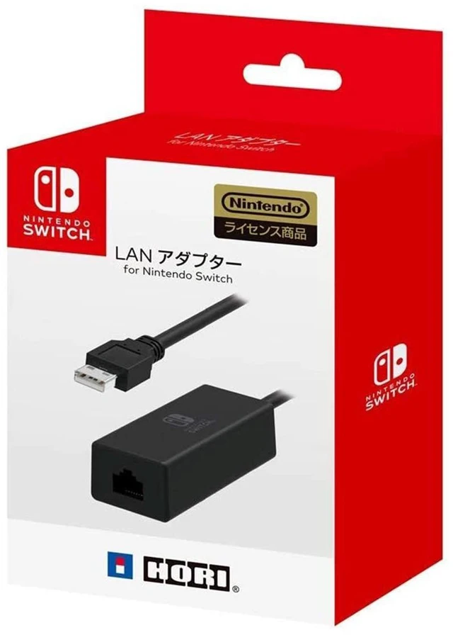 Alt view image 7 of 7 - Japan HORI Official Nintendo Licensed LAN Adapter for Nintendo Switch NSW-004