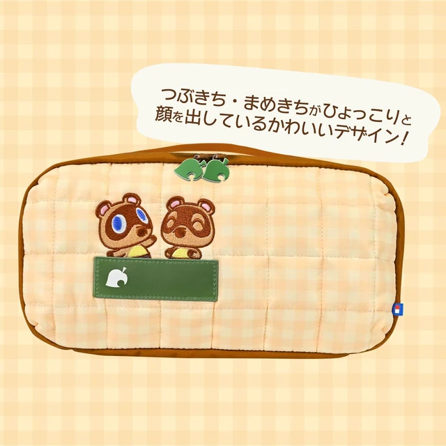 Alt view image 5 of 7 - Japan HORI Animal Crossing Quilting Medium Pouch for Nintendo Switch 2 DIY