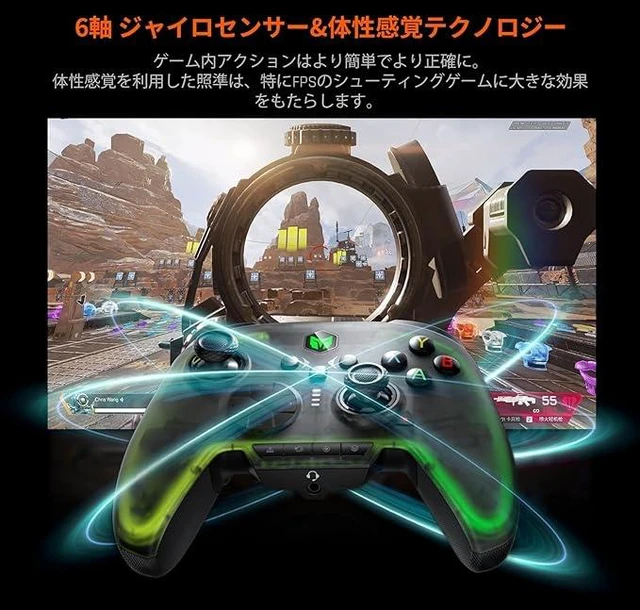 Alt view image 3 of 7 - Japan BIGBIG WON Rainbow 2 Pro Wireless Controller for Switch/P No Charging Dock