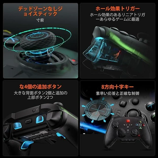 Alt view image 5 of 7 - Japan BIGBIG WON Rainbow 2 Pro Wireless Controller for Switch/P No Charging Dock