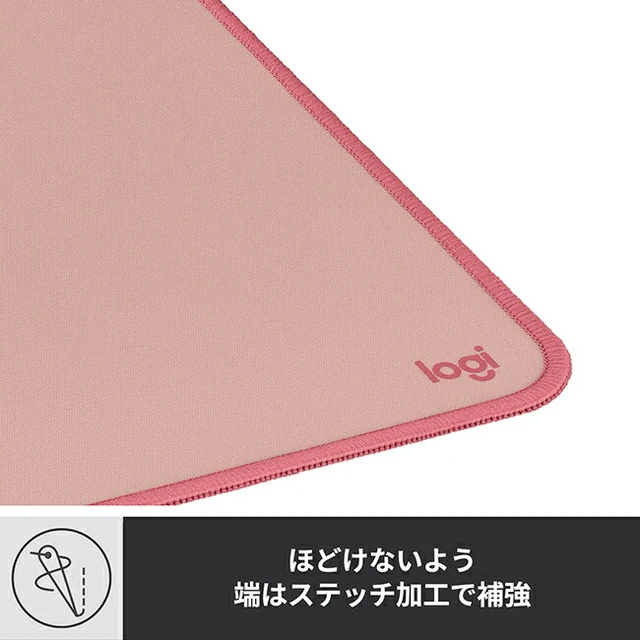 Alt view image 6 of 7 - Japan Logicool Desk Mat MP20 Water-Repellent Large Rose
