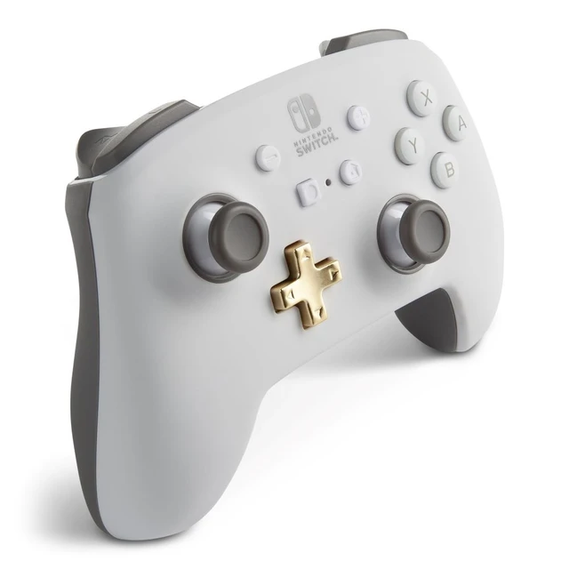 Alt view image 7 of 7 - Japan PowerA Enhanced Wireless Controller for Nintendo Switch - White