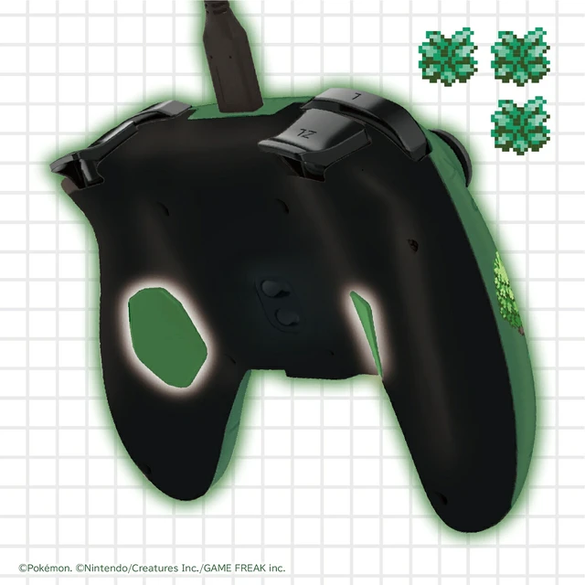 Alt view image 7 of 7 - Japan Wired HORIPAD TURBO for Nintendo Switch Pixel - Green