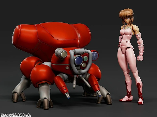 Alt view image 3 of 5 - PLAMAX MF-94 Ghost in the Shell Motoko Kusanagi with Fuchikoma 1/20 Plastic Mode