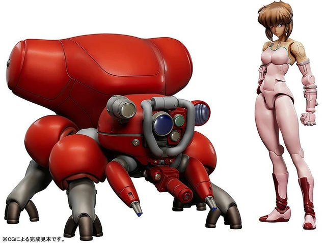 Alt view image 2 of 5 - PLAMAX MF-94 Ghost in the Shell Motoko Kusanagi with Fuchikoma 1/20 Plastic Mode
