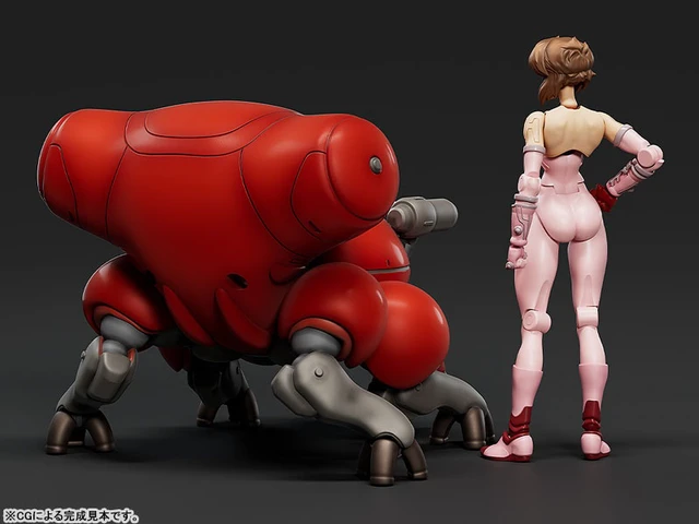 Alt view image 4 of 5 - PLAMAX MF-94 Ghost in the Shell Motoko Kusanagi with Fuchikoma 1/20 Plastic Mode