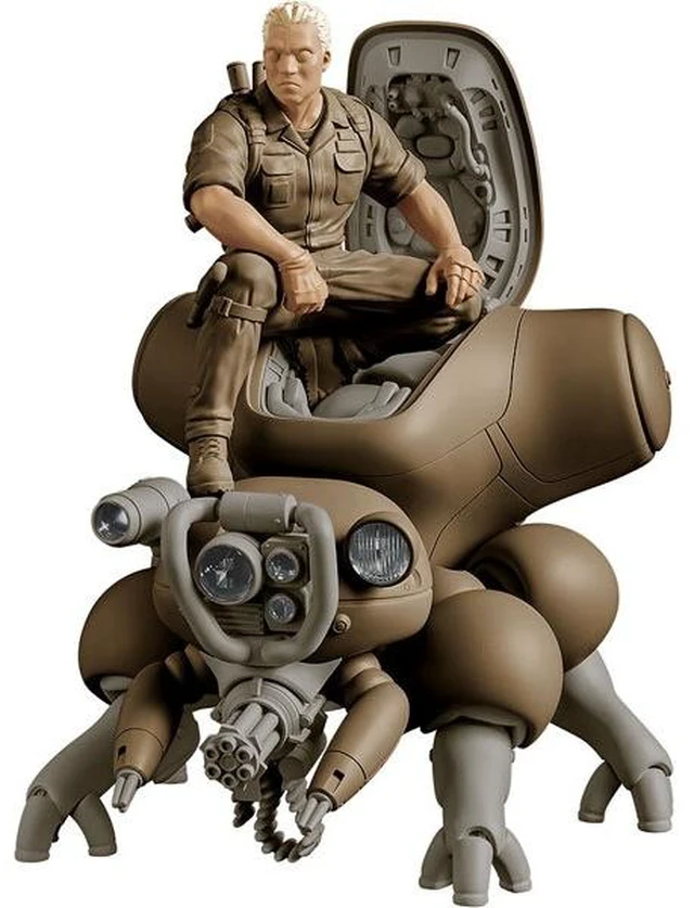 Main image of PLAMAX Minimum Factory MF-95 Ghost in the Shell Batou with Fuchikoma 1/20 Plasti