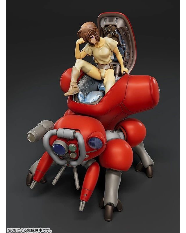 Alt view image 5 of 5 - PLAMAX MF-94 Ghost in the Shell Motoko Kusanagi with Fuchikoma 1/20 Plastic Mode