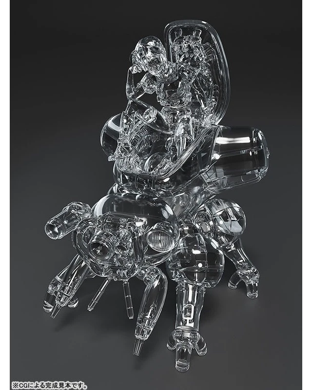Alt view image 5 of 5 - PLAMAX minimum factory Ghost in the Shell Motoko Kusanagi with Fuchikoma Optical