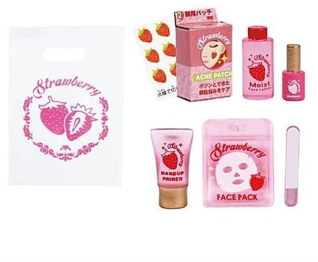 Main image of Cosmetics and Makeup Box Strawberry - 3.Cosmetics Set / Skincare