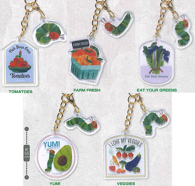 Alt view image 2 of 2 - The World of Eric Carle Acrylic Keychain Collection Set of 5