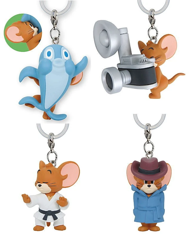 Alt view image 2 of 2 - Tom and Jerry Jerry Funny moment Mejirushi Gacha Mascot Complete 4-Type Set