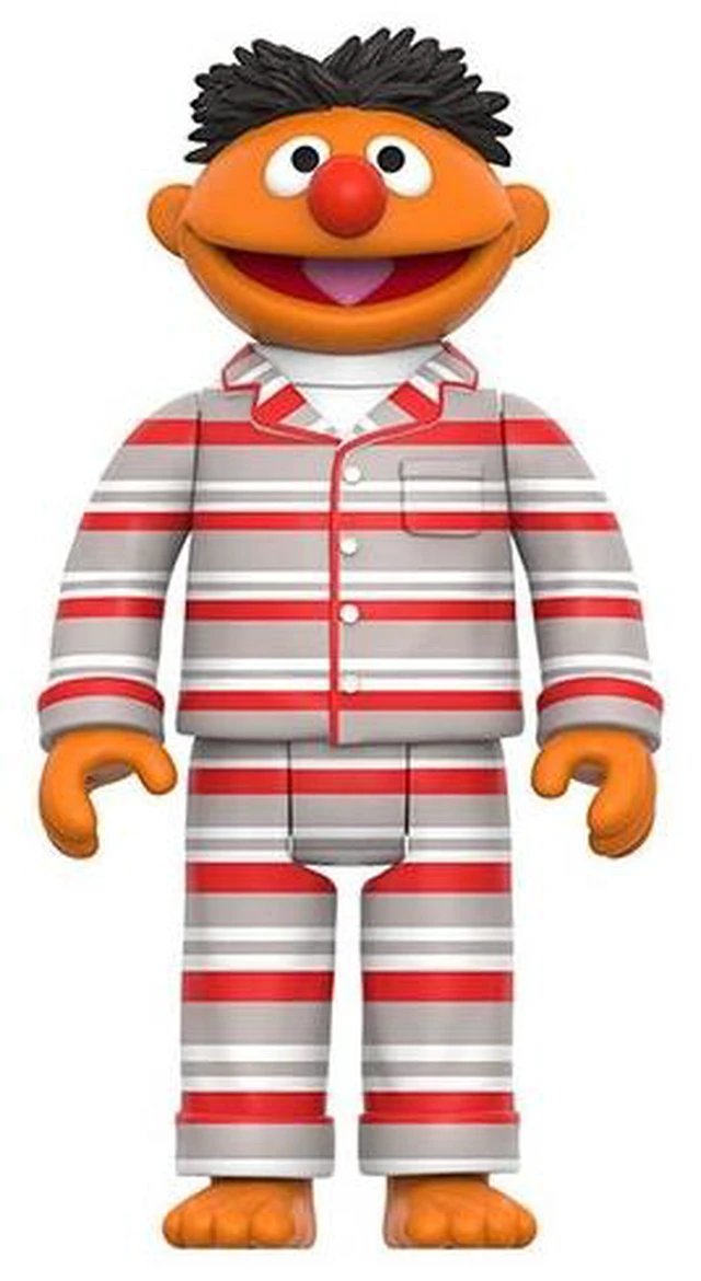 Main image of Japan ReAction 3.75-Inch Action Figure: Sesame Street Series 6 - Ernie (Pajamas)