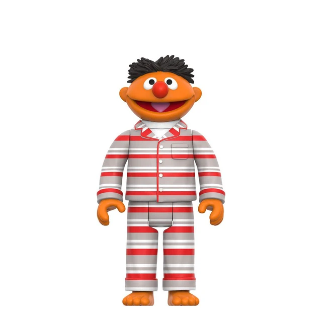 Alt view image 3 of 3 - Japan ReAction 3.75-Inch Action Figure: Sesame Street Series 6 - Ernie (Pajamas)