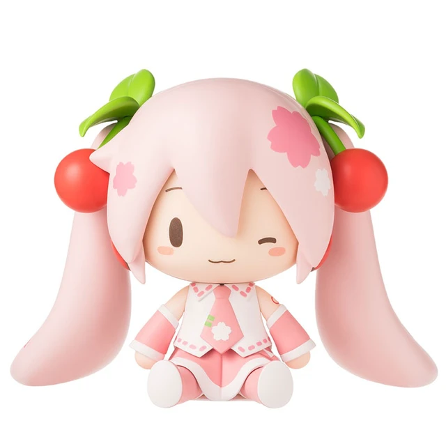 Alt view image 2 of 6 - Japan Hatsune Miku Fuwapuchi Deformed Complete Figure Sakura Miku