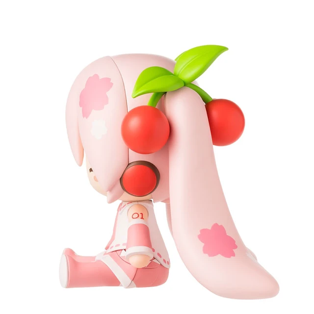 Alt view image 3 of 6 - Japan Hatsune Miku Fuwapuchi Deformed Complete Figure Sakura Miku