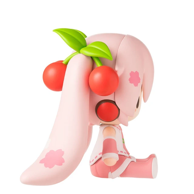 Alt view image 4 of 6 - Japan Hatsune Miku Fuwapuchi Deformed Complete Figure Sakura Miku