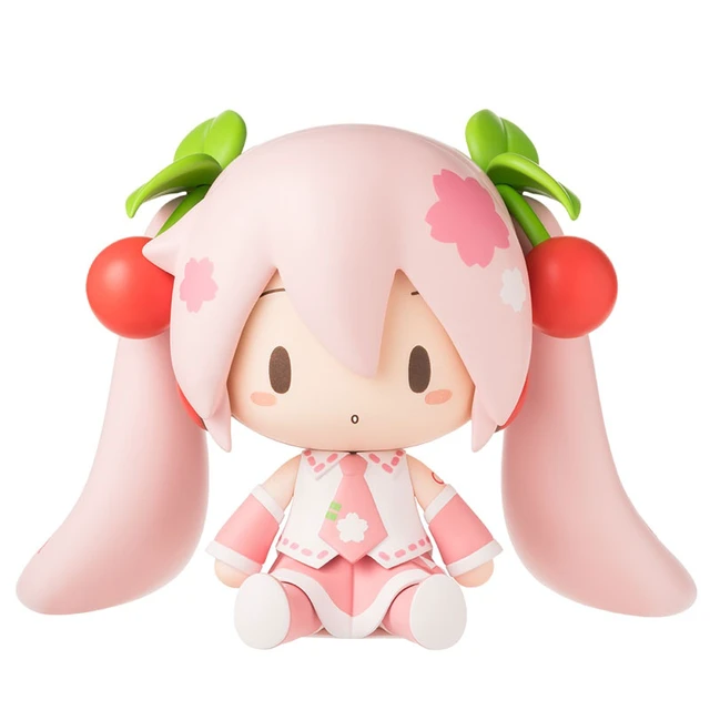Alt view image 6 of 6 - Japan Hatsune Miku Fuwapuchi Deformed Complete Figure Sakura Miku