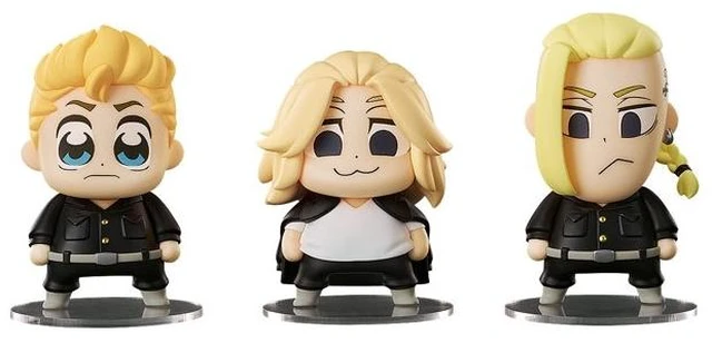 Main image of Japan Deformed Figure Tokyo Revengers Takemichi, Mikey & Draken Bkub Ver.