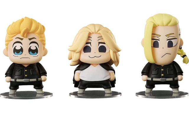 Alt view image 2 of 6 - Japan Deformed Figure Tokyo Revengers Takemichi, Mikey & Draken Bkub Ver.