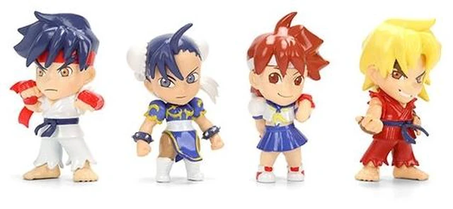 Main image of Japan Street Fighter Pocket Fighter Metal Figs 12-Pack Assortment Box