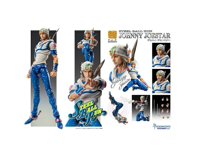 Alt view image 6 of 6 - Japan Super Action Statue JoJo's Bizarre Adventure Part 7 Johnny Joestar