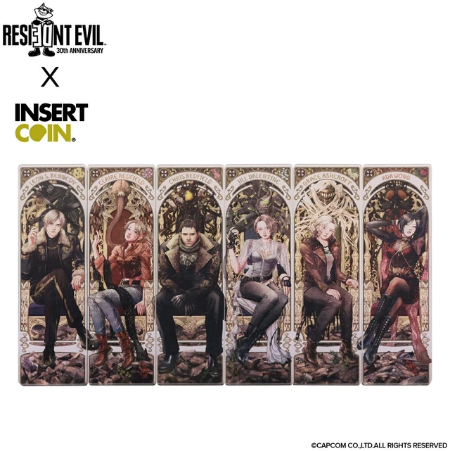 Main image of Japan Resident Evil 30th Anniversary Magnet Insert Coin Official Goods Chris