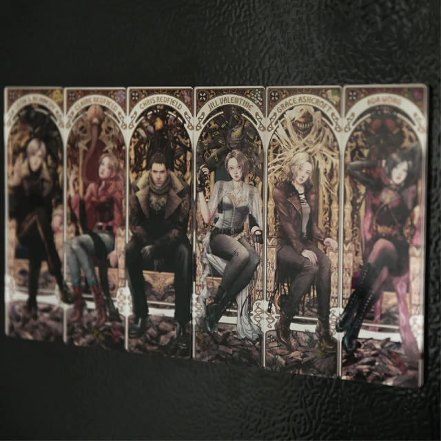 Alt view image 2 of 3 - Japan Resident Evil 30th Anniversary Magnet Insert Coin Official Goods Chris